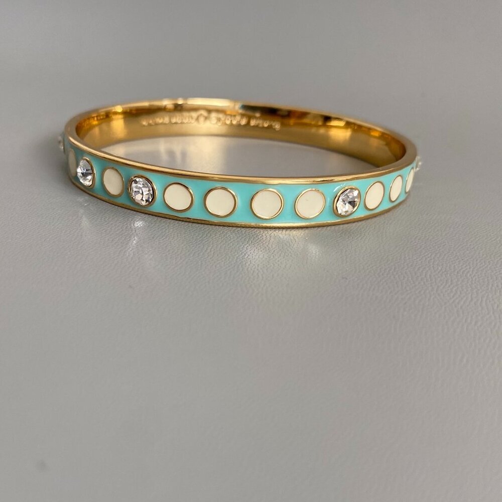 Kate Spade NWOT Blue Turquoise Crystal Enamel Bracelet